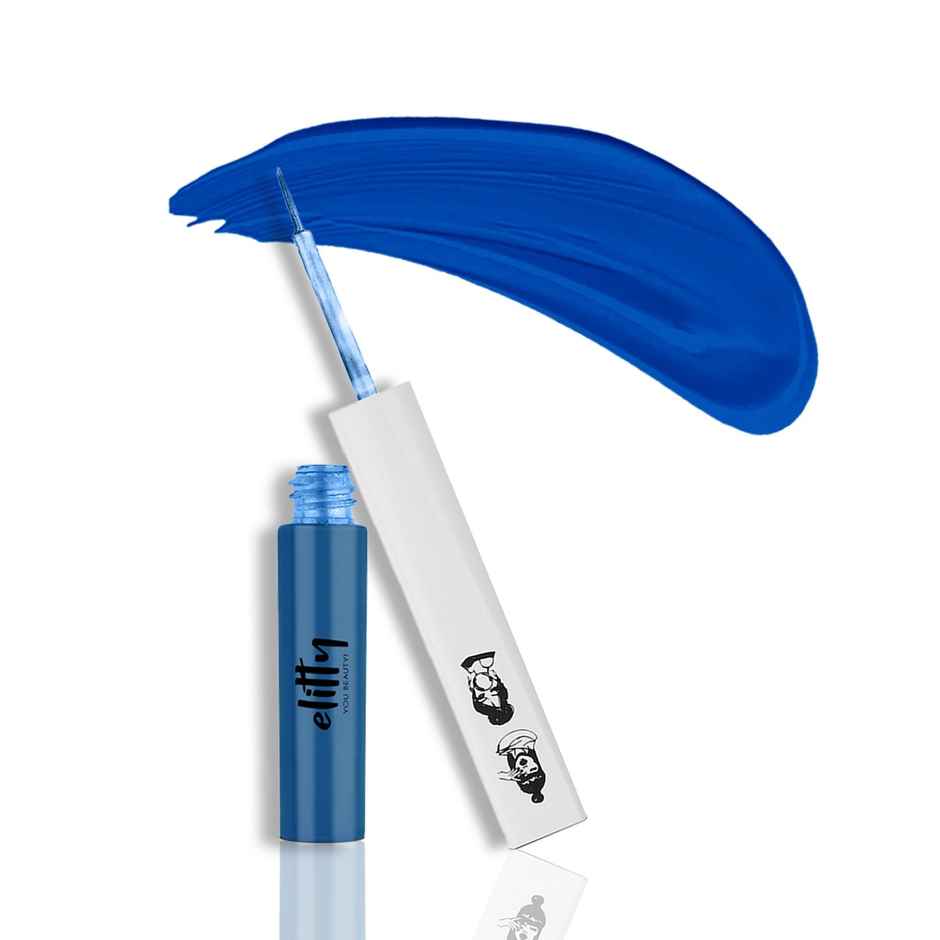 Elitty Dark Blue Matte Waterproof Liquid Eyeliner (Main Character)