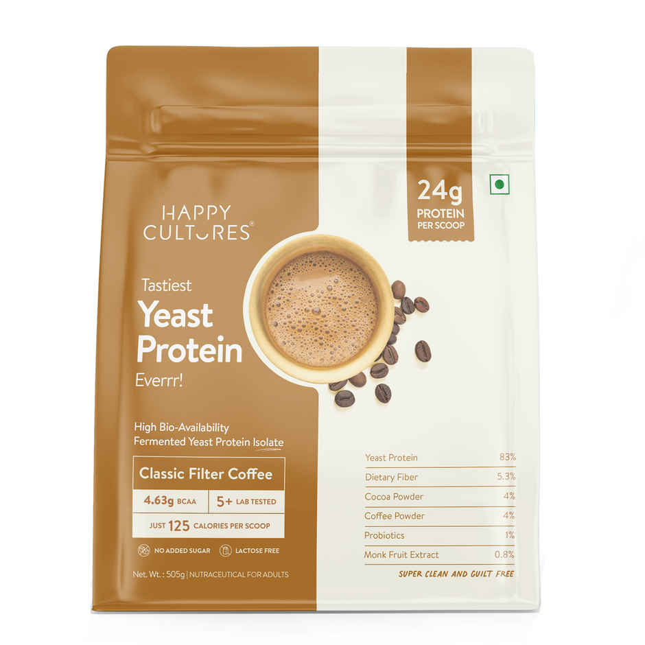 Happy Cultures 24gm Yeast Protein Classic Filter Coffee