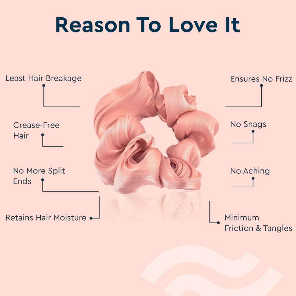 Gubb Satin Scrunchie | Dark Pink