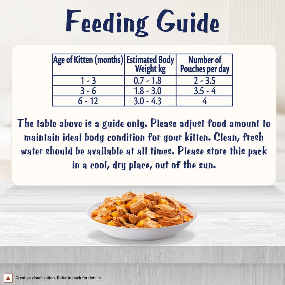 Felix Chicken Jelly Wet Cat Food Kitten | Complete & Balanced