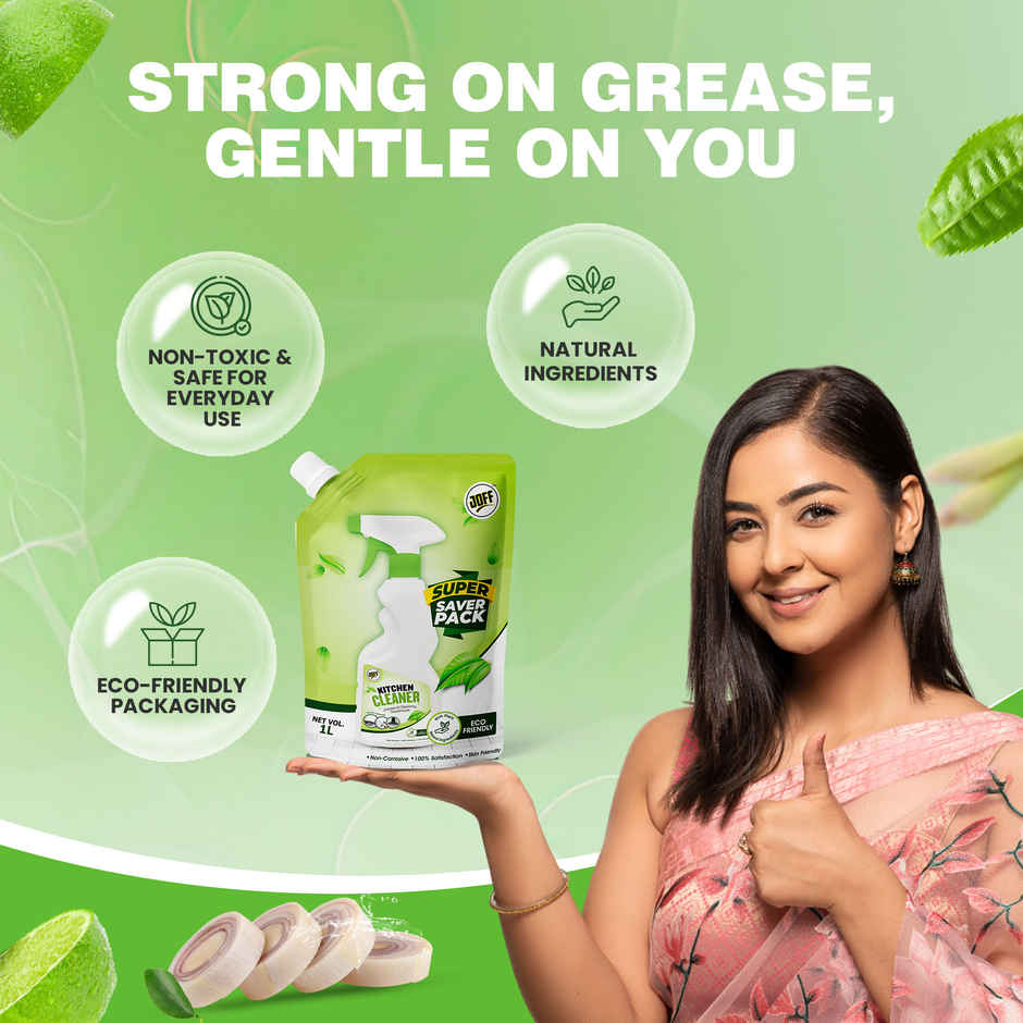 Joff Kitchen Degreaser Cleaner | Super Saver Refill Pack