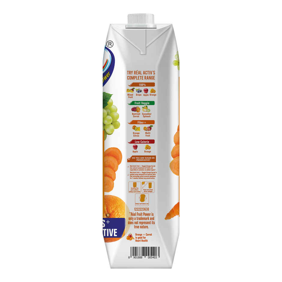 Dabur Real Activ Orange and Carrot Fruit Juice