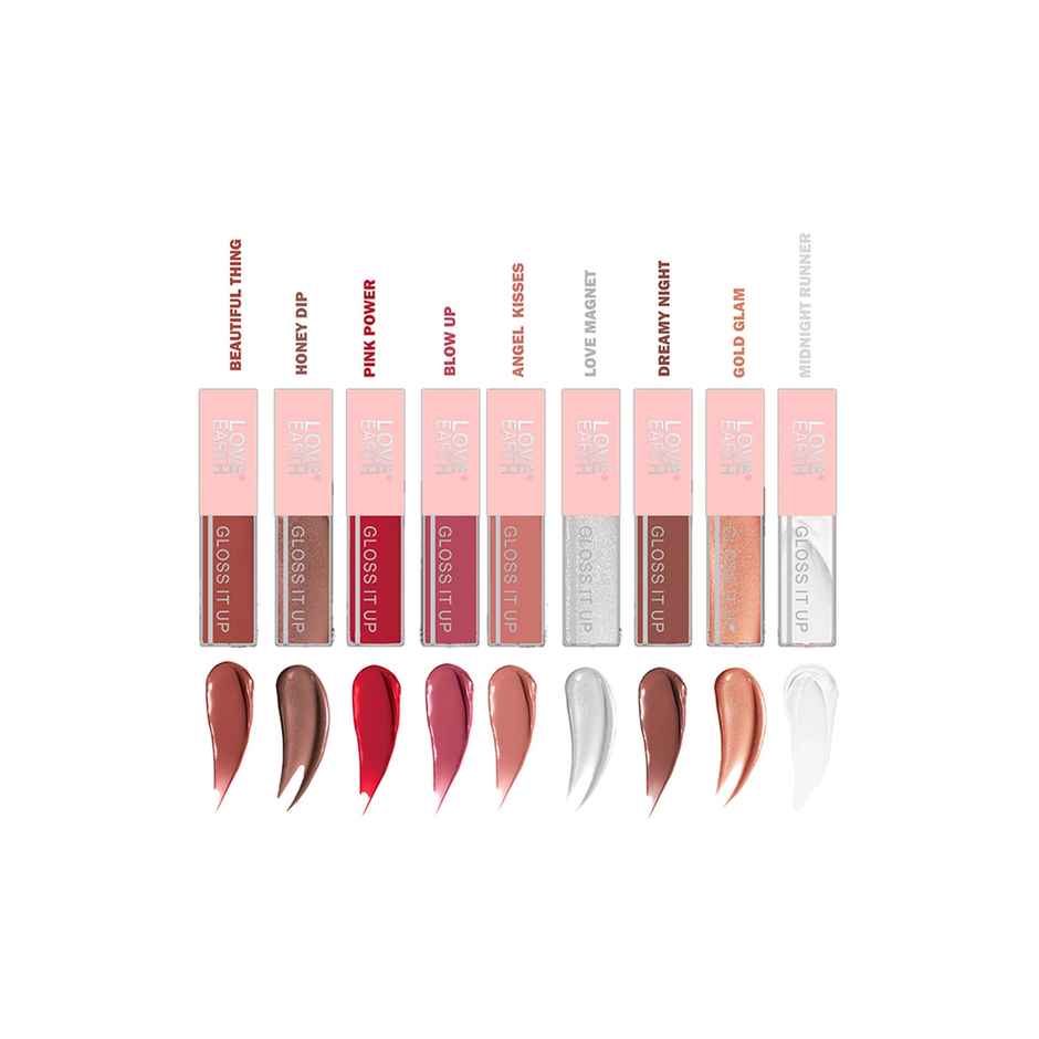 Love Earth Lip Gloss | Multicolor | Shiny & Smooth