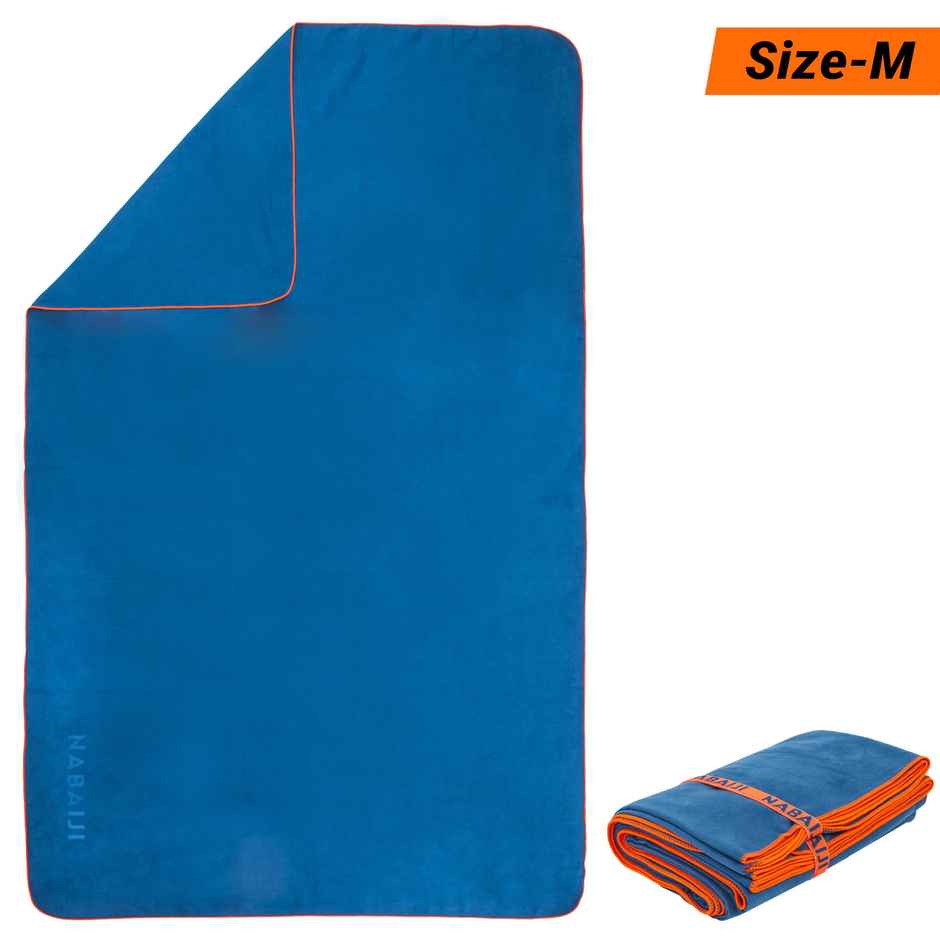 Nabaiji By Decathlon | Microfiber Quickdry Towel M 60x80cm - Petrol Blue Combo