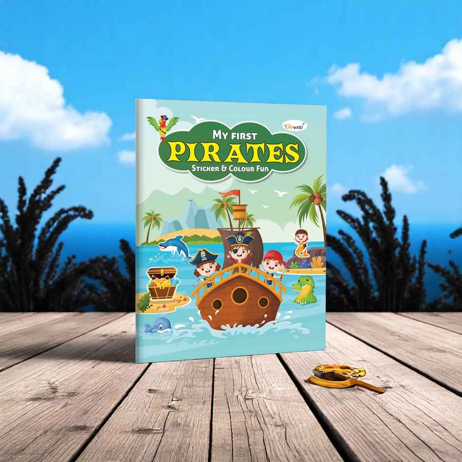 My First Pirates Sticker and Colour Fun - Children Colouring Book | Kids Coloring and Sticker Book