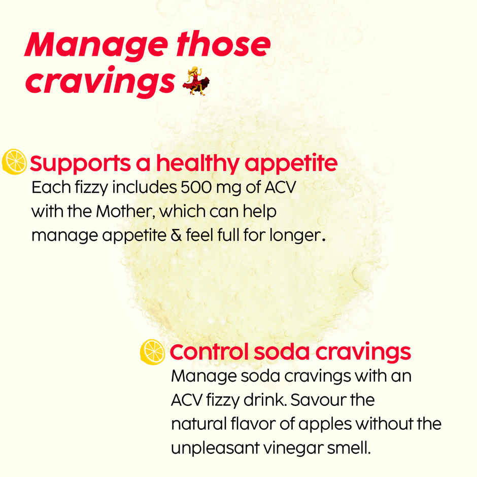 Plix Apple Cider Vinegar Effervescent for Weight Loss (Lemon Masala) - Pack Of 1