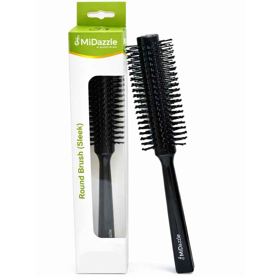 Midazzle Round Hair Brush for Blow Drying, Curling for Men and Women |MIHB0042 | Assorted