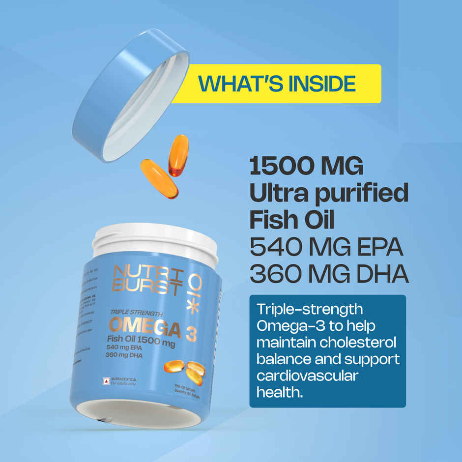 Nutriburst Omega 3 Triple Strength 540 Epa