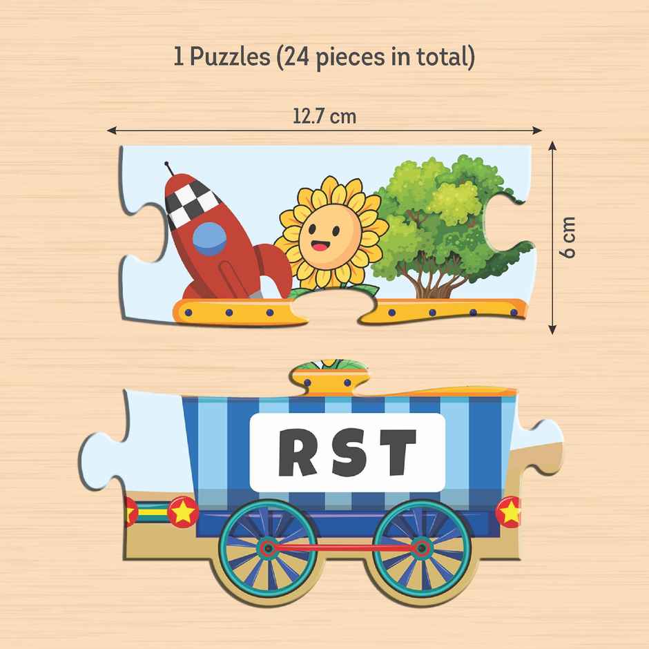 Sterling Alphabet Train Puzzle Game