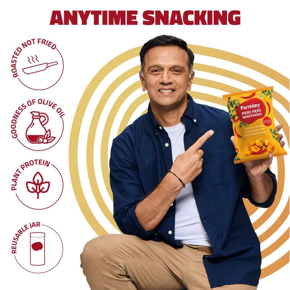 Farmley Peri Peri Makhana Roasted In Olive Oil