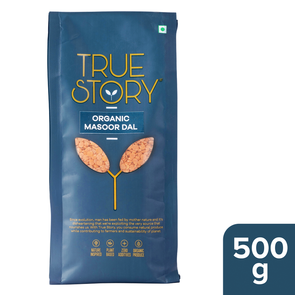 True Story Organic Masoor Dal Split
