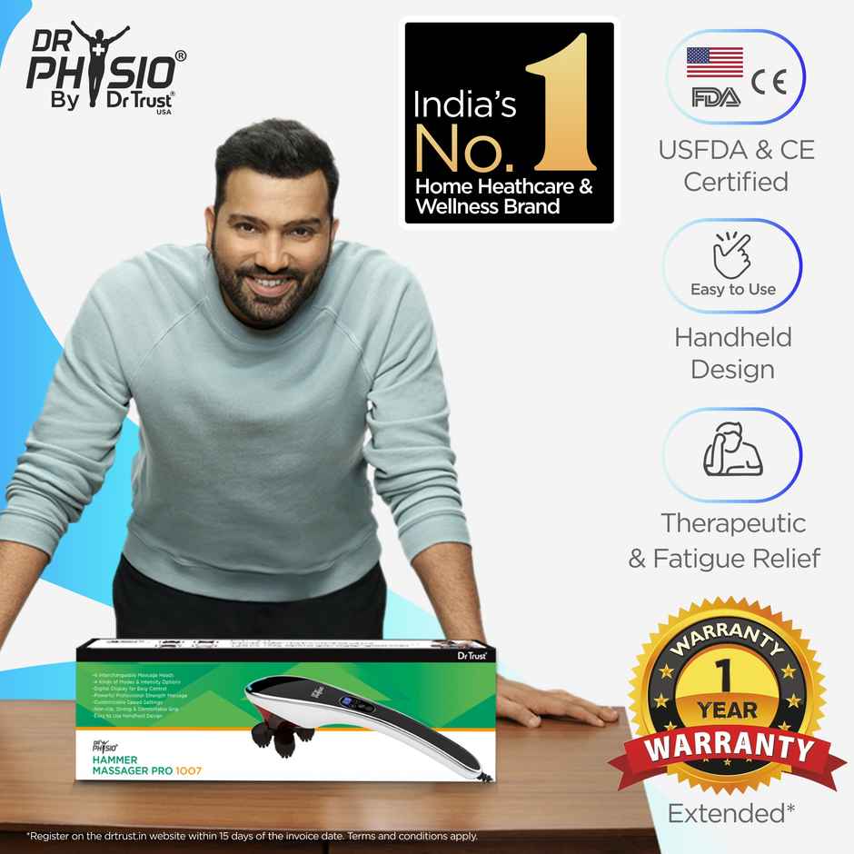 Dr Physio Powerful Body Massage Machine HammerPro for Pain Relief Massager