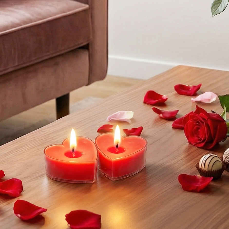 IRIS Heart Glow Acrylic Scented Tealights