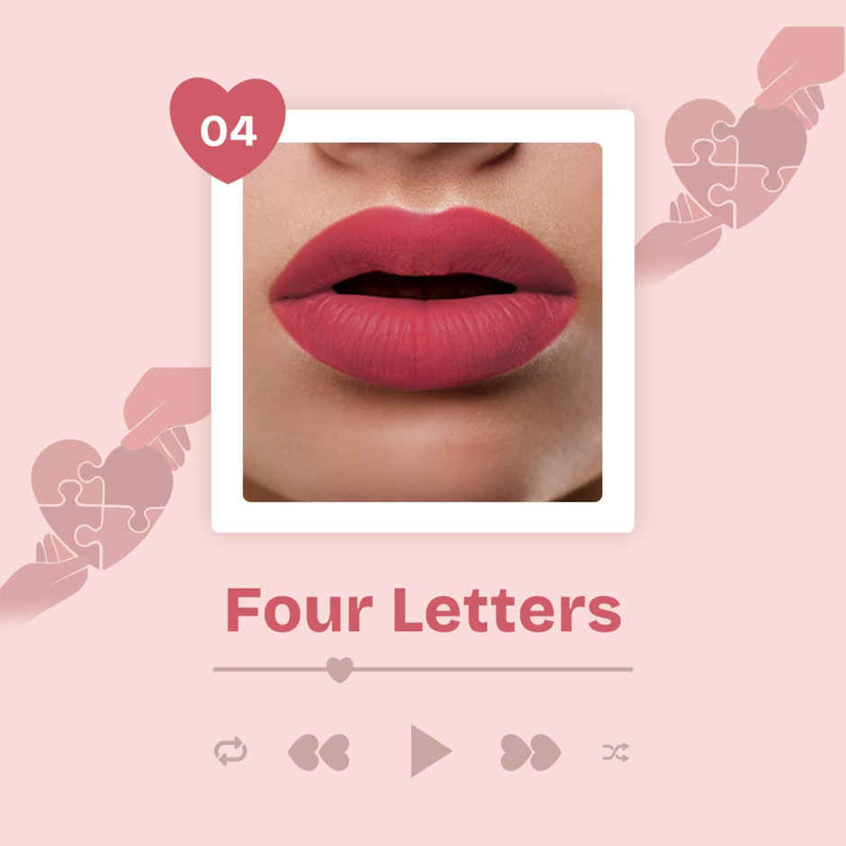 MARS Cosmetics Love Track Collection Lip Tint | 2.8 ml | FOUR LETTER