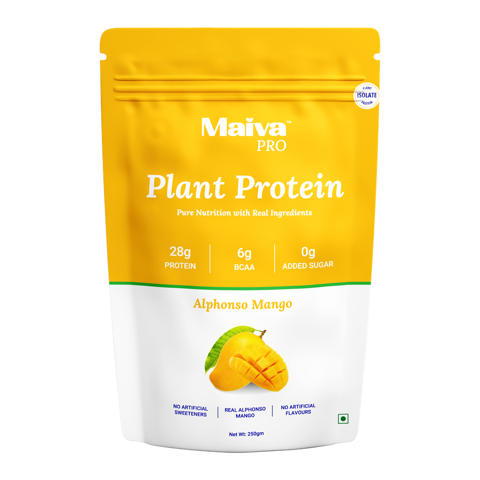 Maiva Pro Plant Protein Powder - Alphonso Mango