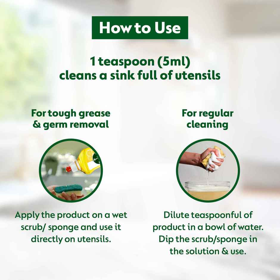 Dettol Germ and Grease Removal Dishwash Liquid