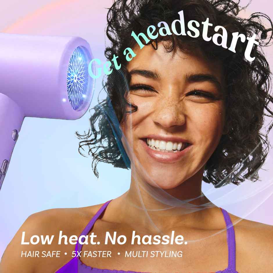 Bombae 5x Faster Ionic Hair Dryer | Headstart | 1600W | Light Purple