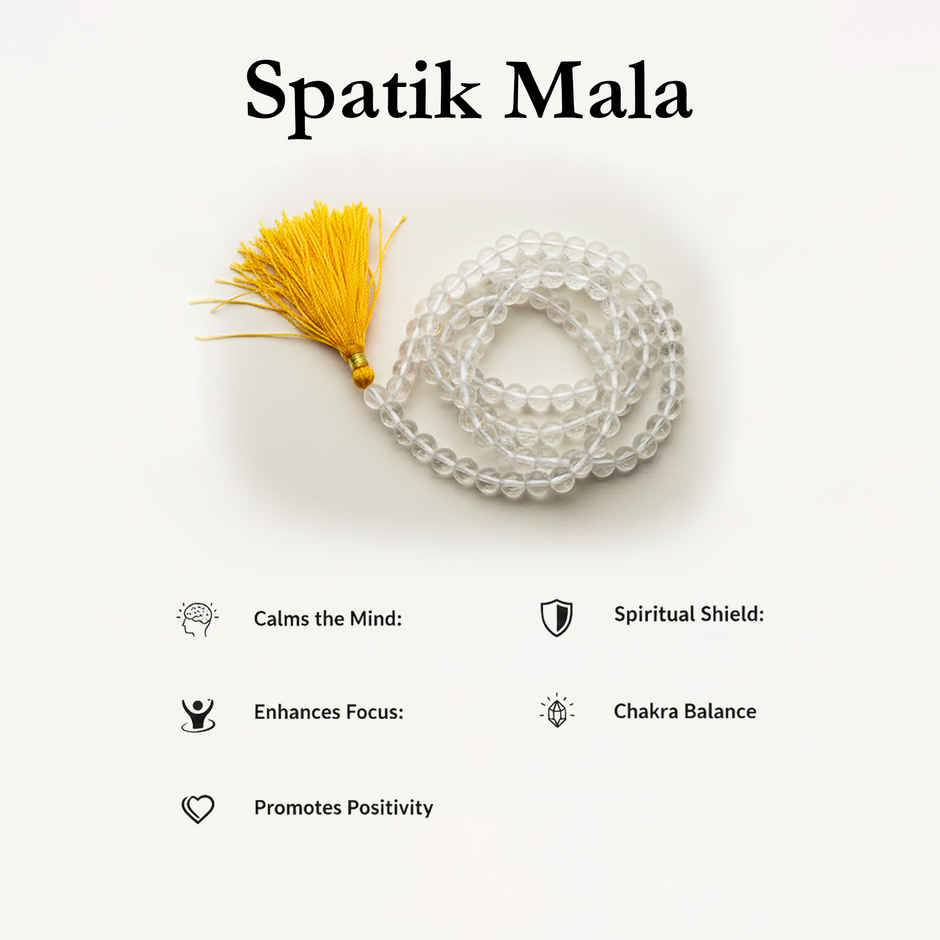 Spatika Crystal Mala | Svasti
