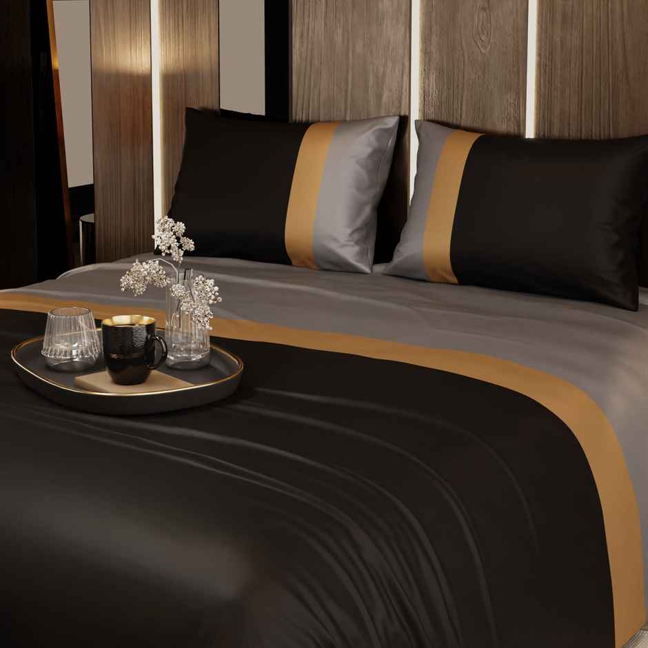 Stoa Paris Urbane Tricolor Bedsheet Set - King