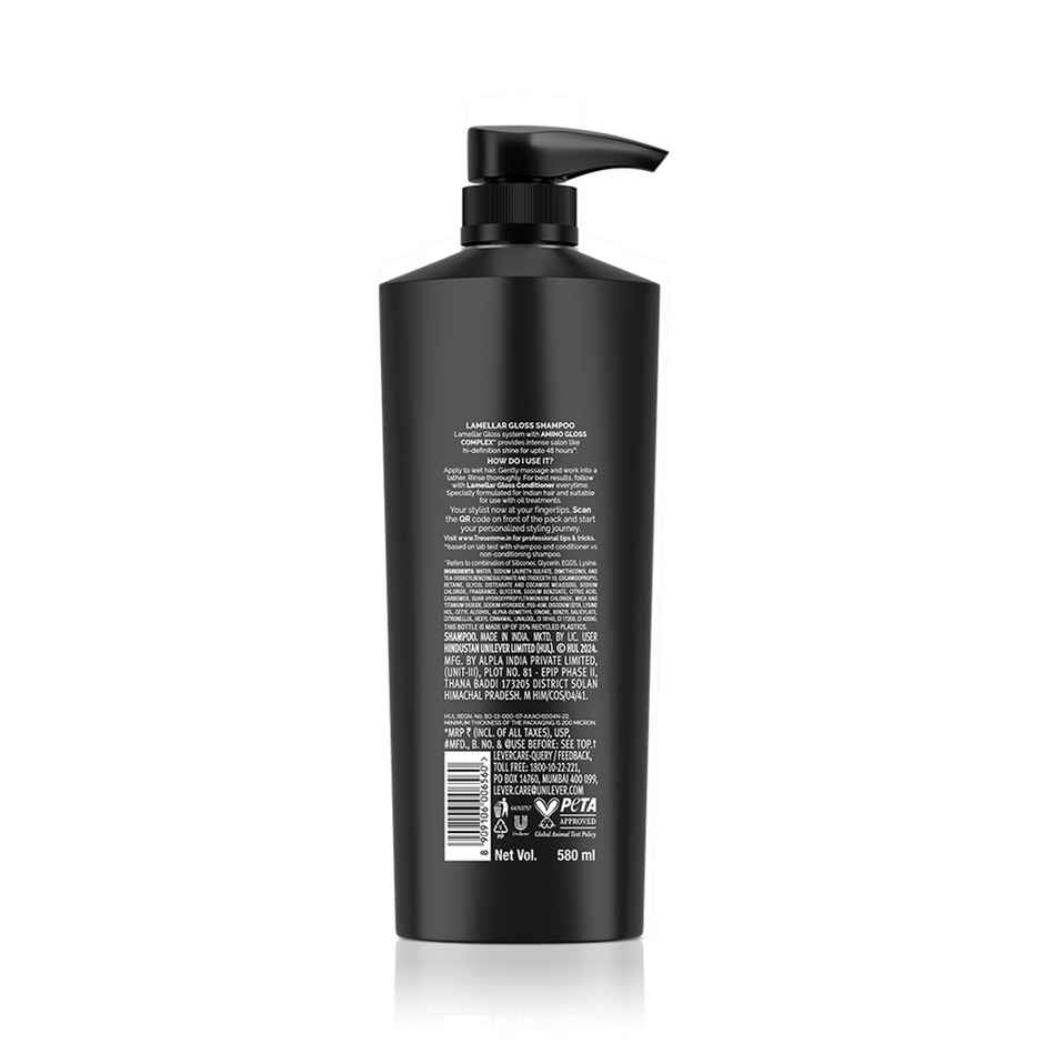 Tresemme Lamellar Gloss Shampoo, With Amino Gloss Complex, For Ultra Shiny, Glossy Hair