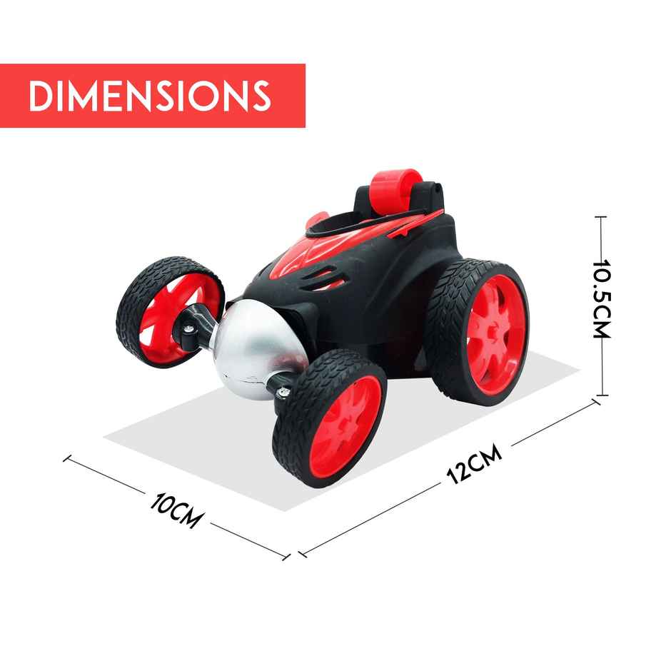 SEEDO Remote Control Car 1:24 , 27 MHz, USB Rechargeable, Fast Speed stunt Car | Red