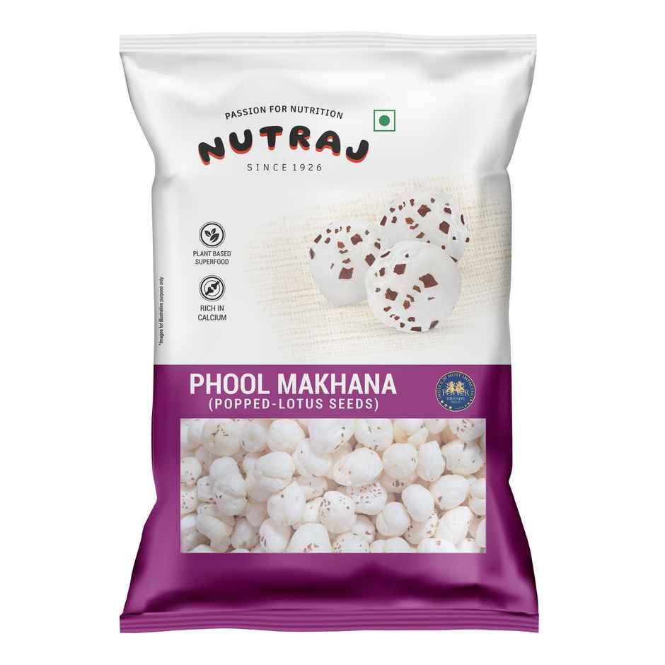 Nutraj Phool Makhana | Popped - Lotus Seeds