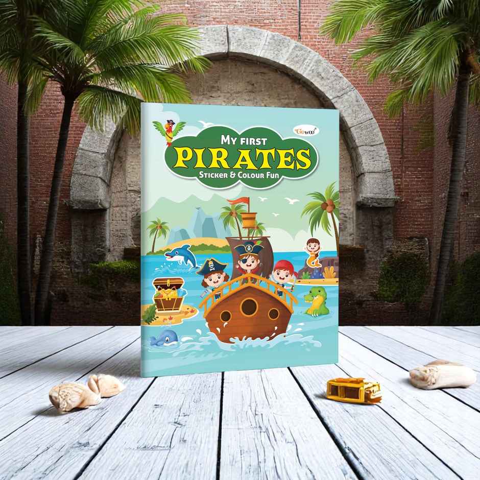 My First Pirates Sticker and Colour Fun - Children Colouring Book | Kids Coloring and Sticker Book