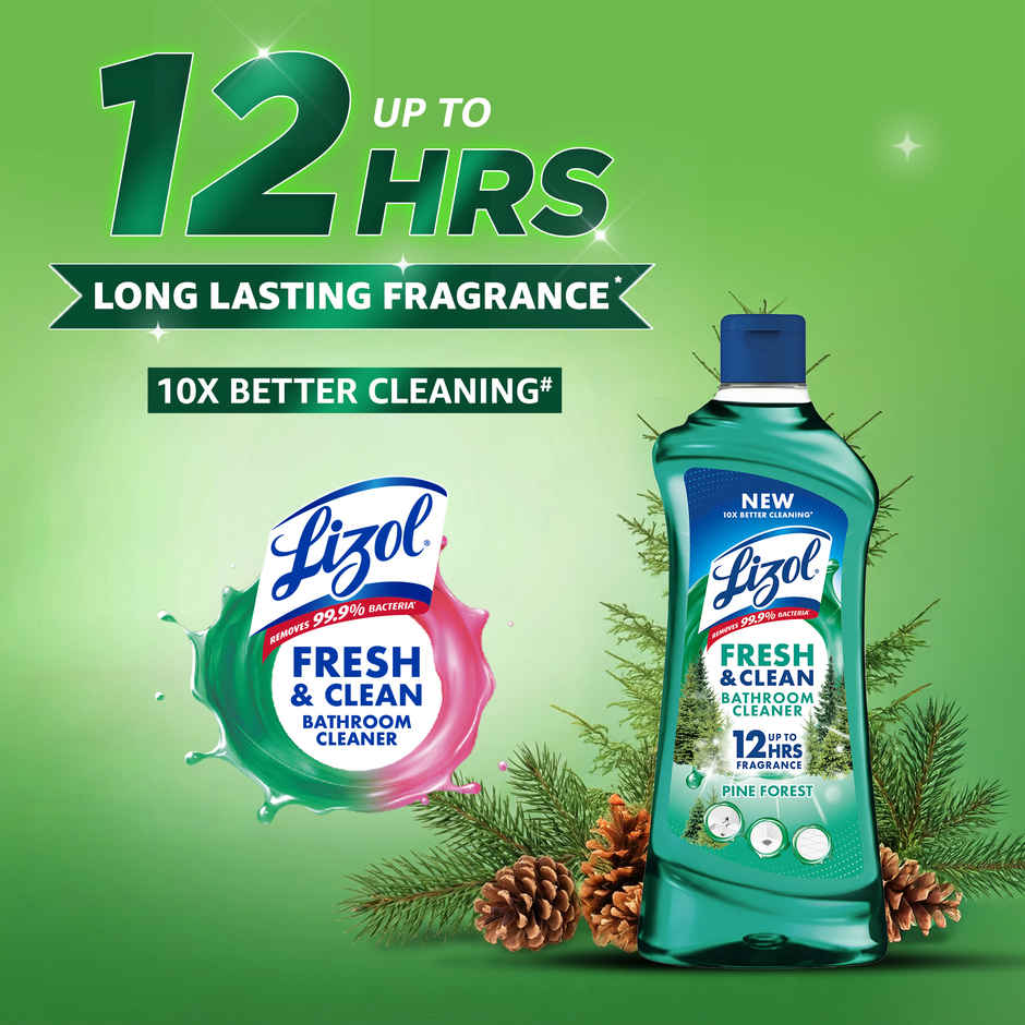 Lizol Pine Bathroom Cleaner Liquid