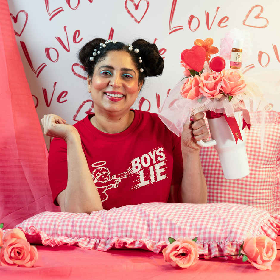 Love Theme Insulated Tumbler Gift Set for Daily Use | Soulflower