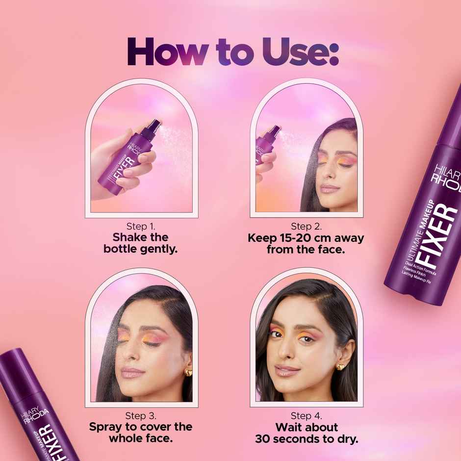 Hilary Rhoda Ultimate Makeup Fixer | Infused with Niacinamide & Hyaluronic Acid | Hydrates Skin