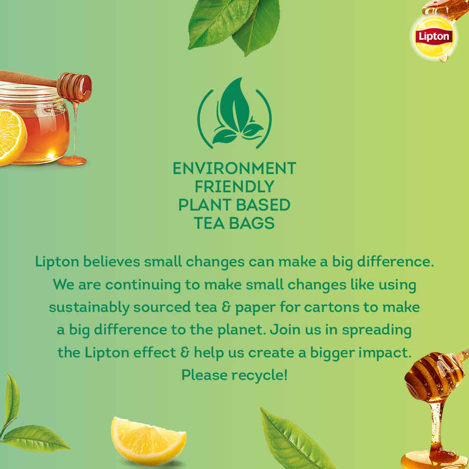 Lipton Honey Lemon Green Tea Bags