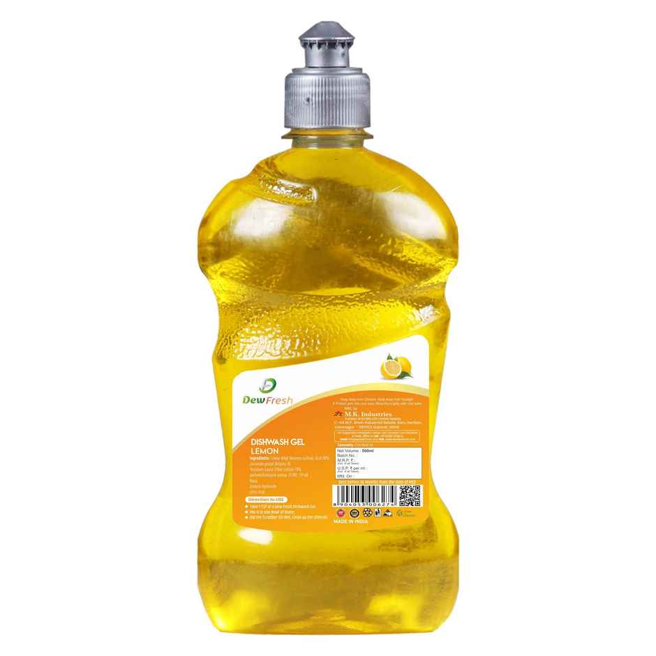 Dew Fresh Lime Dishwash Gel Liquid