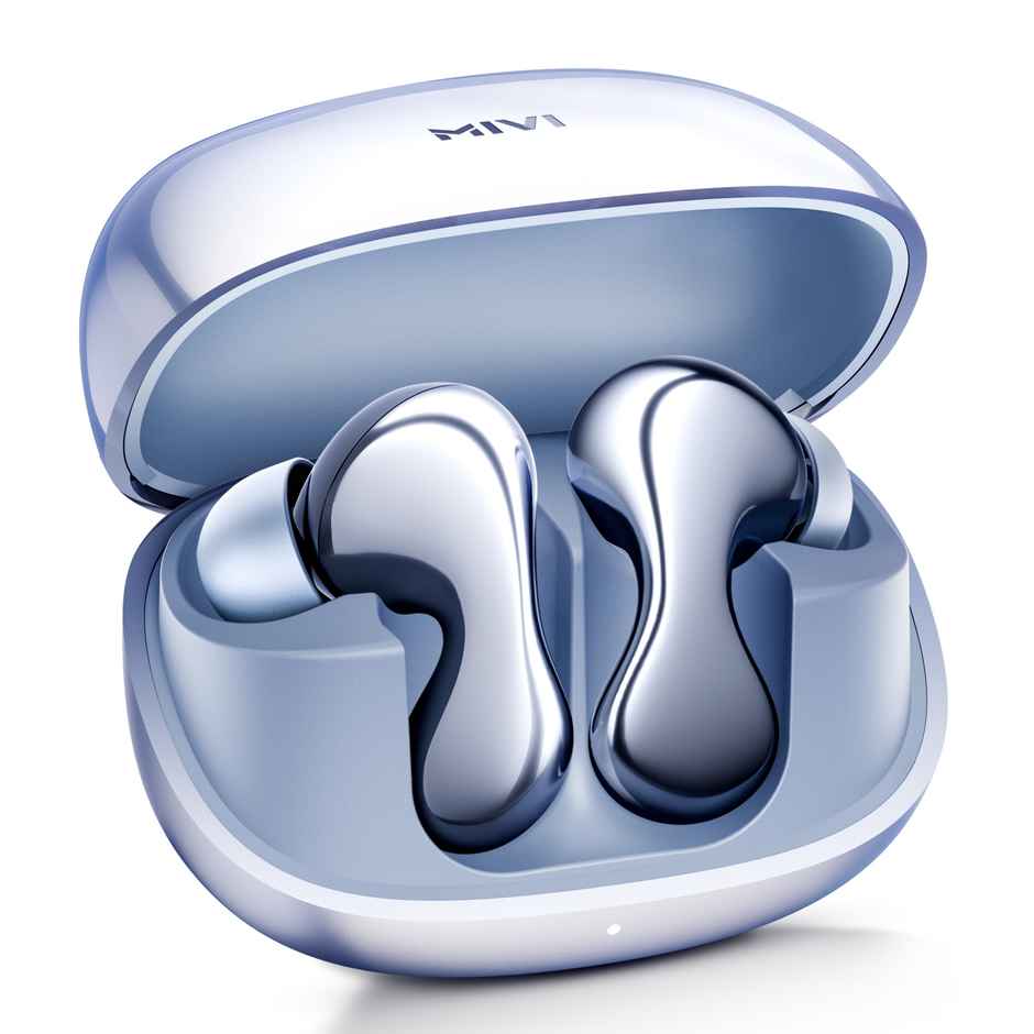 Mivi Superpods Immersio Earbuds Flagship Launch, 3D Soundstage, 60H Playtime | Crystalline Blue