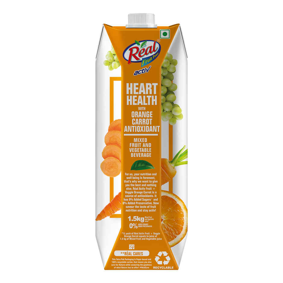 Dabur Real Activ Orange and Carrot Fruit Juice
