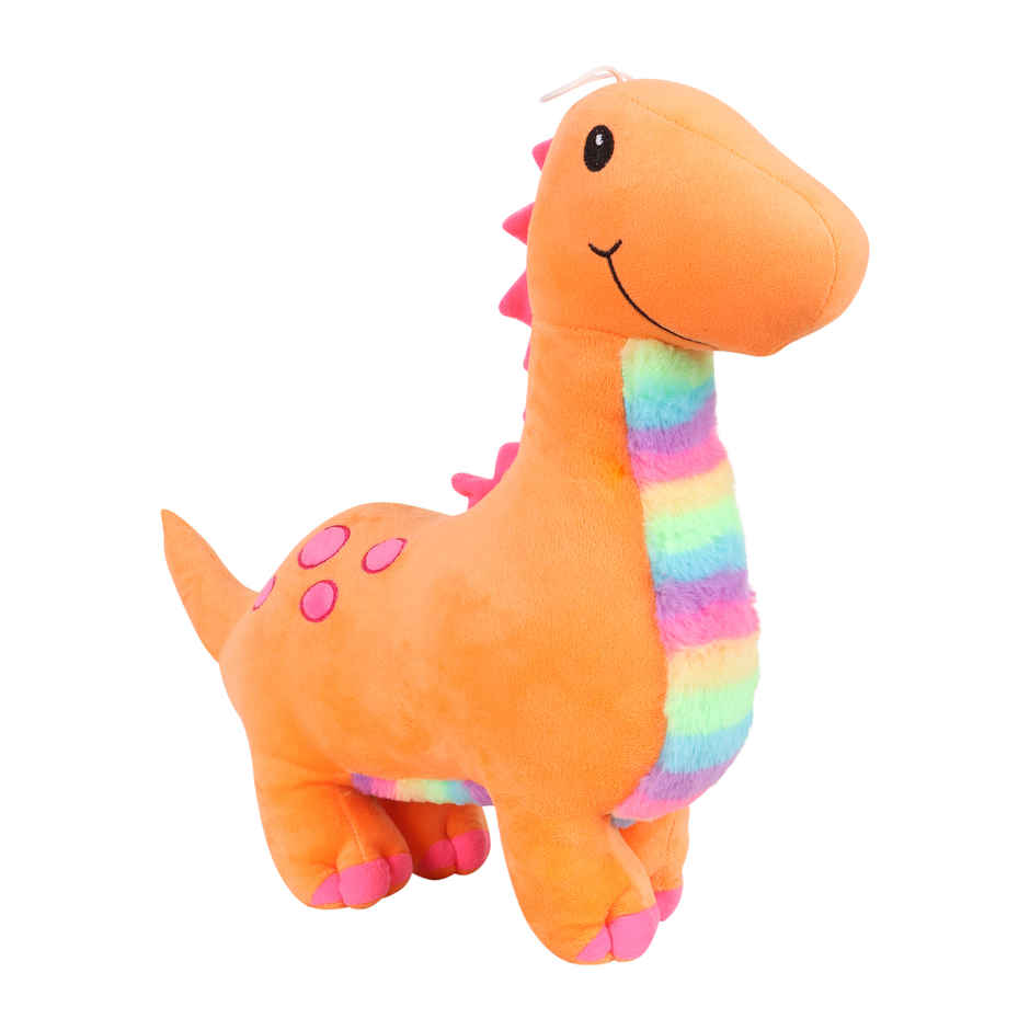 DearJoy Dinosaur Soft Toy | Orange - 35 cm