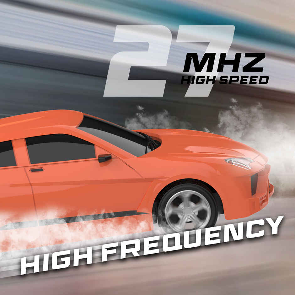 SEEDO Remote Control Car 1:18, 27 MHz, Type-C Rechargeable, Fast Speed Famous 4W | Red