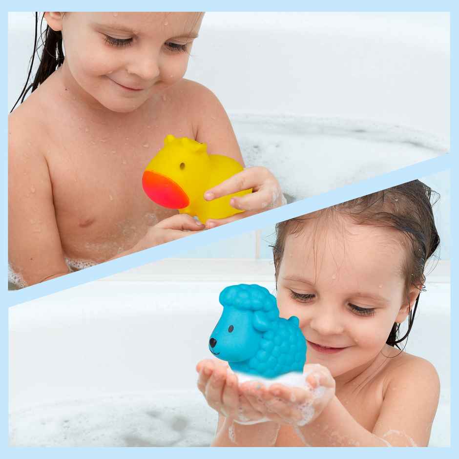 Ratna's Squeezy Farm Animals 5 Pcs | Assorted