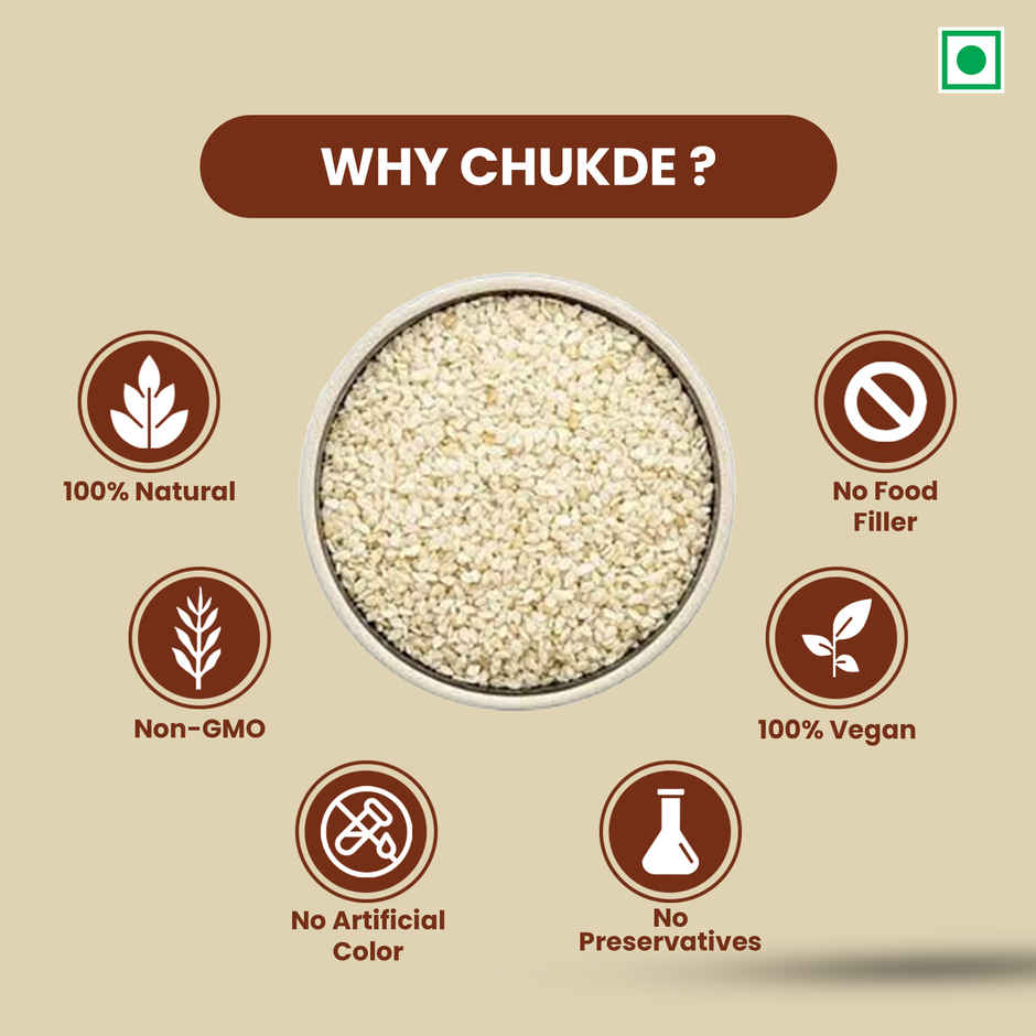 Chukde White Sesame Seeds | Safed Til