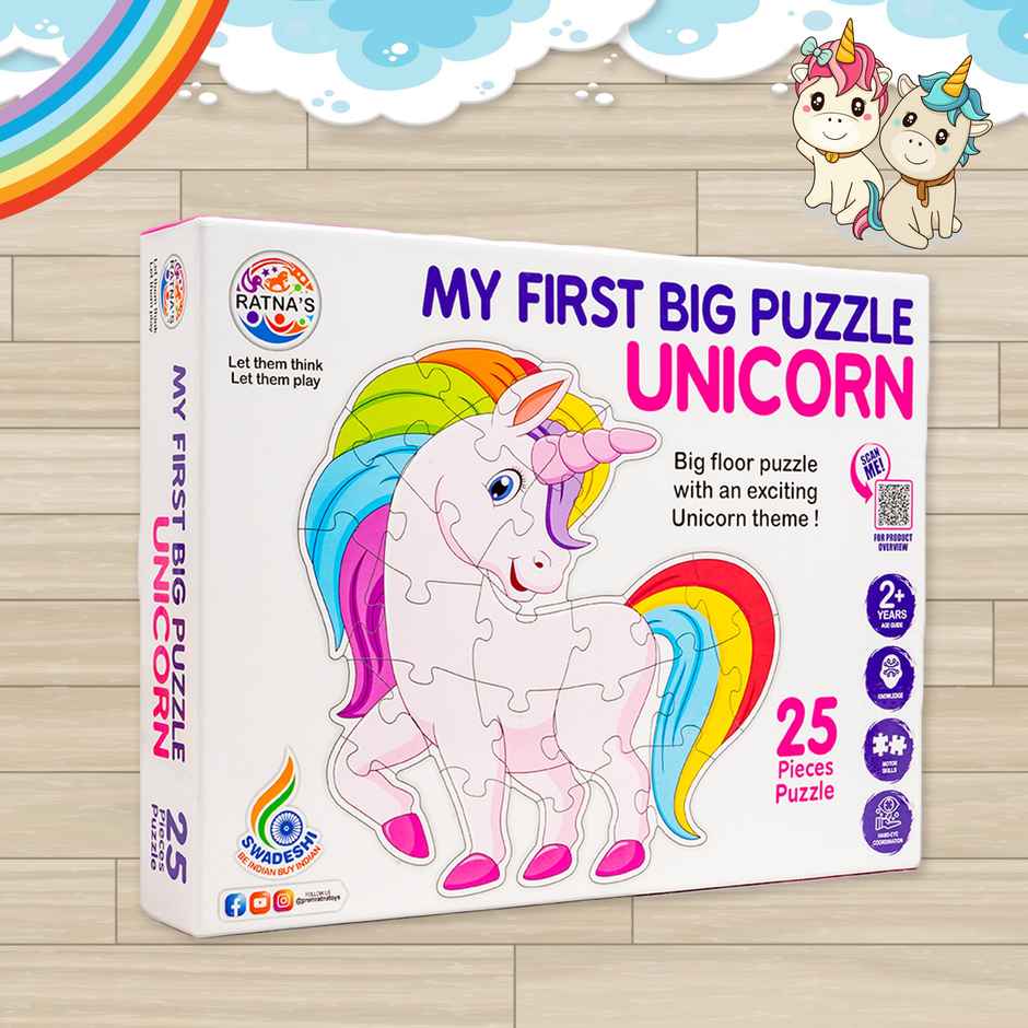 Ratna's My First Big Puzzle Unicorn
