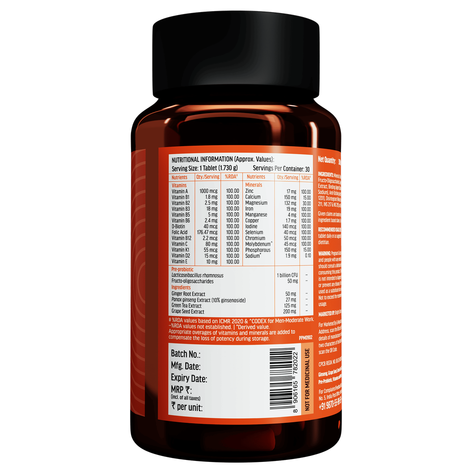 hk Vitals Multivitamin Plus Men (30 Tablets)