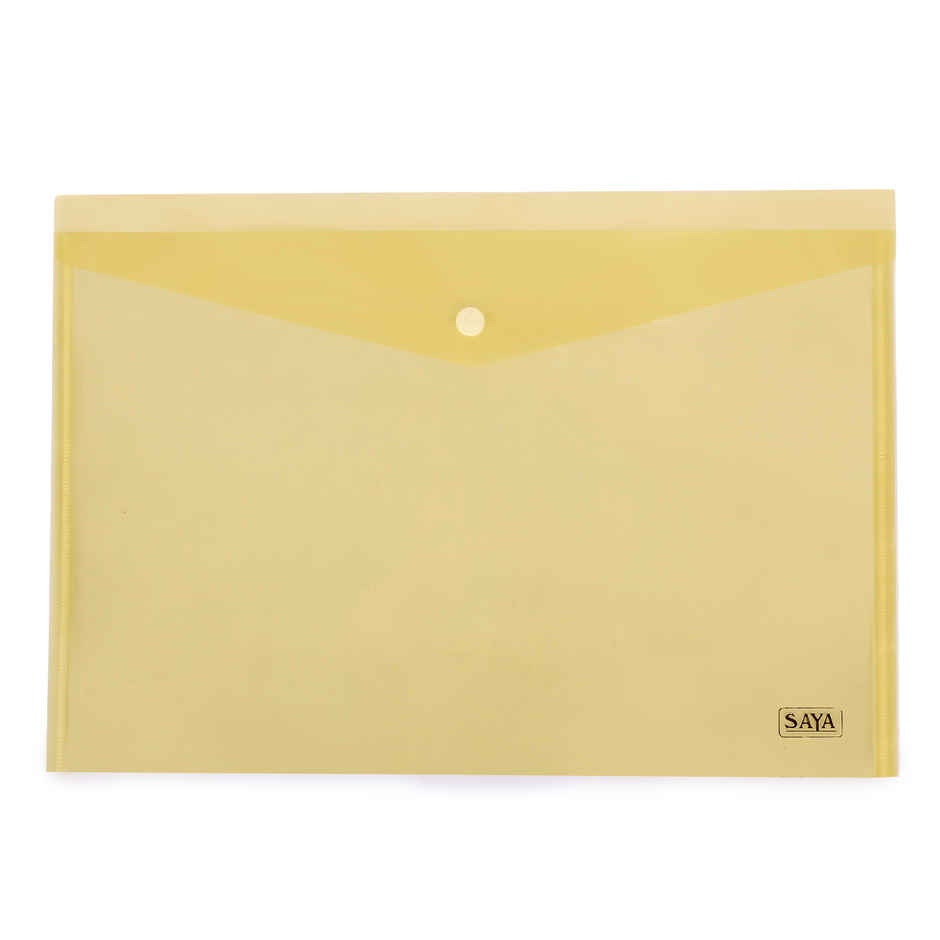 Saya Designer Clear Bag | Elegant and Durable Document Organizer with a Sleek Design | Assorted