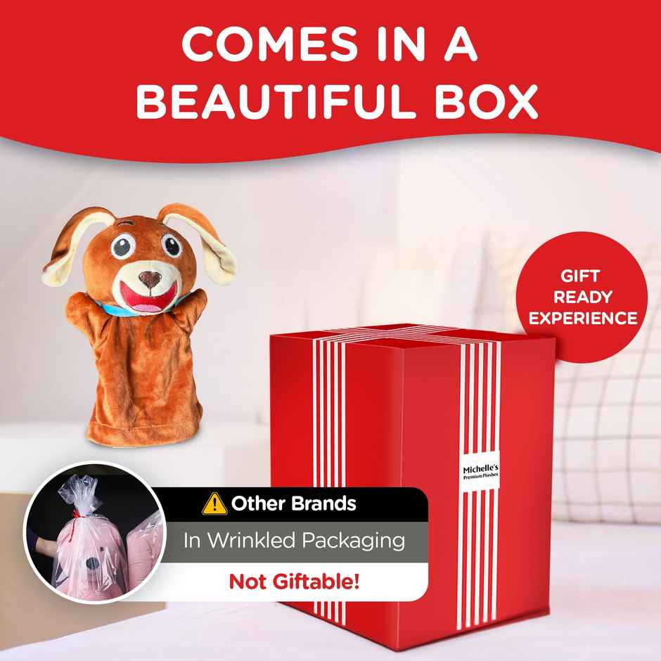 Michelle's Dodo Hand Puppet | Premium Plush Soft Toy for Kids & Adults | With Gift Box