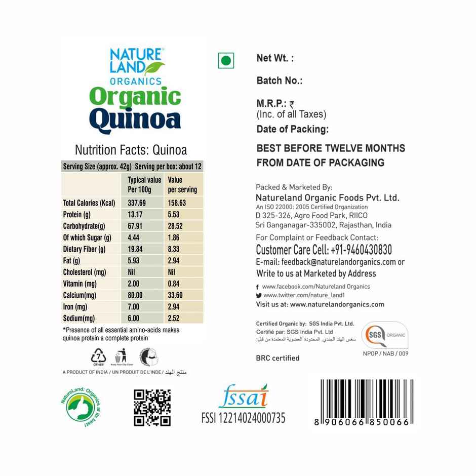 Natureland Organic Quinoa