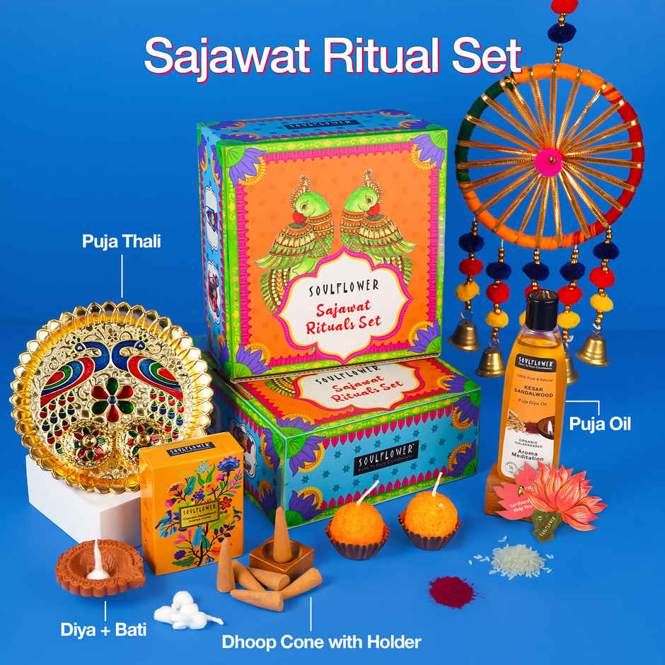 Soulflower Sajawat Decor Set | Home Party Decor Hamper