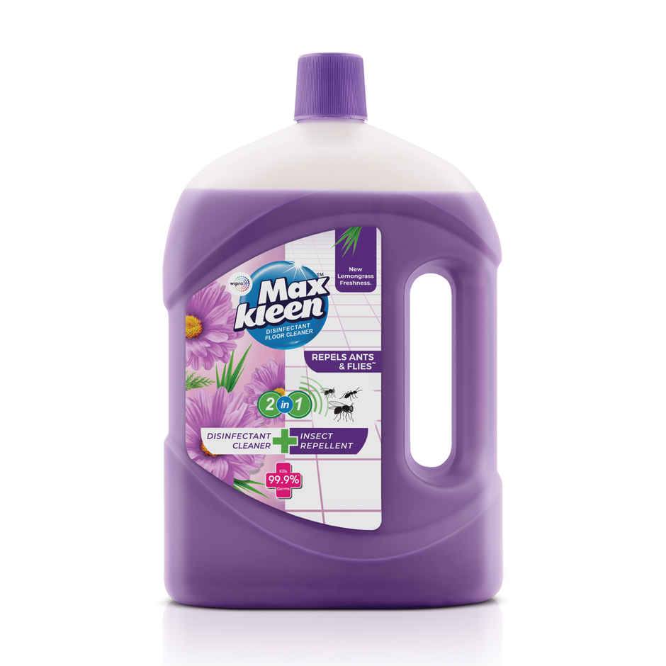 Maxkleen Lemongrass Freshness 2in1 Repellant + Disinfectant Floor Cleaner | Can