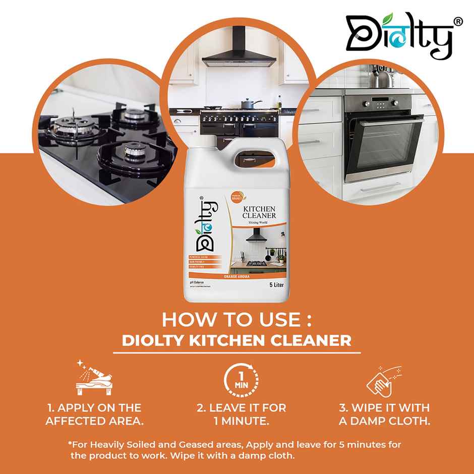 Diolty Kitchen & Bathroom Surface Cleaner