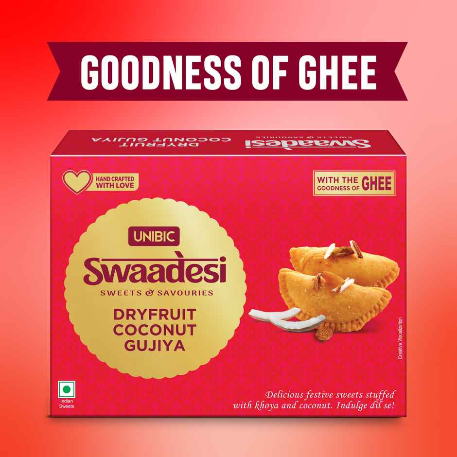 UNIBIC Dryfruit Coconut Gujiya By UNIBIC Swaadesi