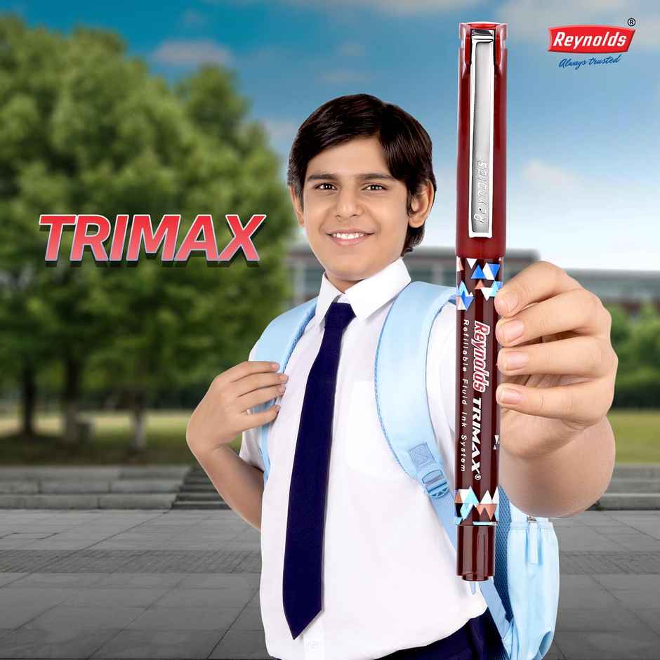 Reynolds Trimax Roller Ball Pen Set | 1 Red Pen