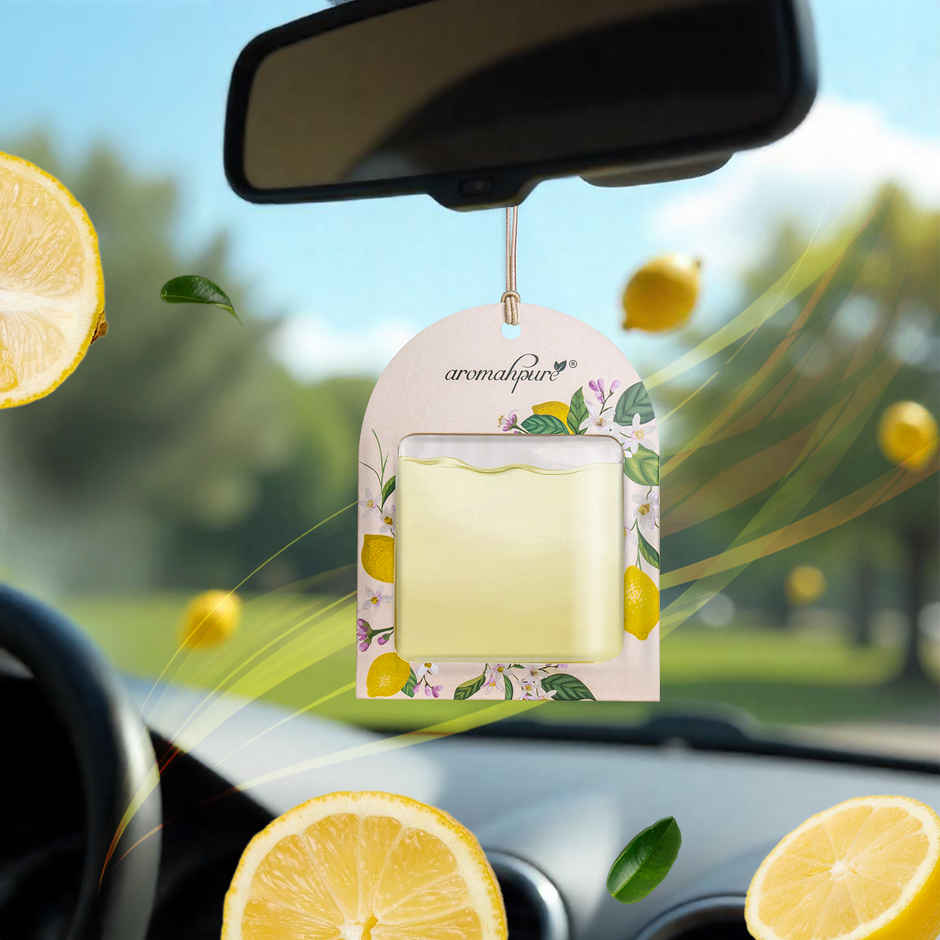 Aromahpure Gel Wink Car Perfume - Lemon Zest | Long-Lasting | 30 Days