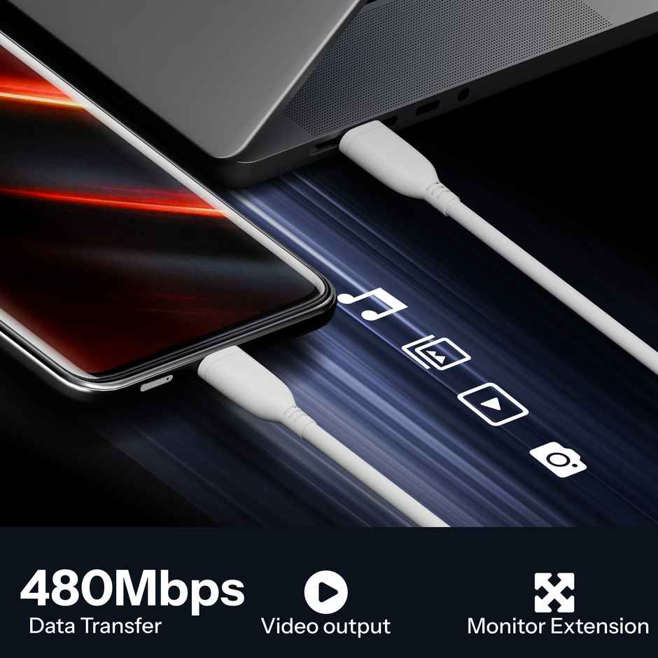 Ailkin USB C to Lightning Apple Certified (Mfi) Sync & Charge Cable for Apple iPhone 14/14 Mini/ 14 Pro / 14 Pro Max, Fast Charging Lightning Cable, (1M) - White